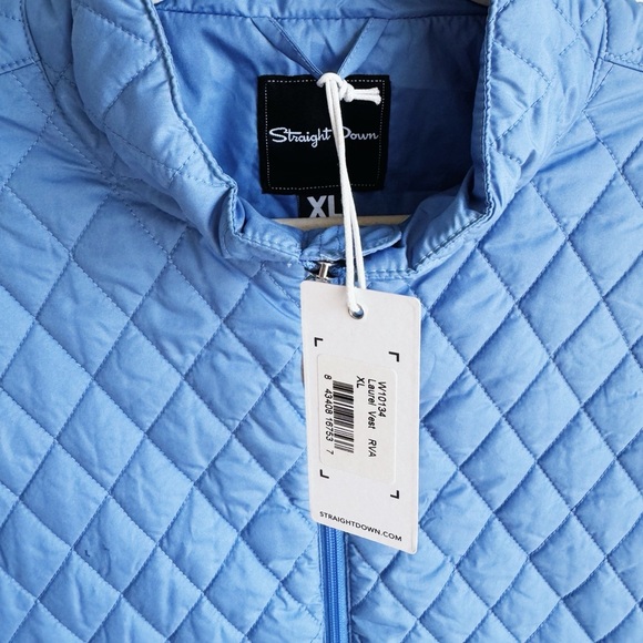 NWT STRAIGHT DOWN Women's Quilted Golfing Vest XL - Picture 2 of 5